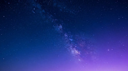 星空银河夜景片