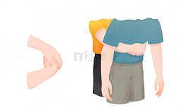 海姆立克急救法插画