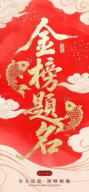 金榜题名祝福海报2