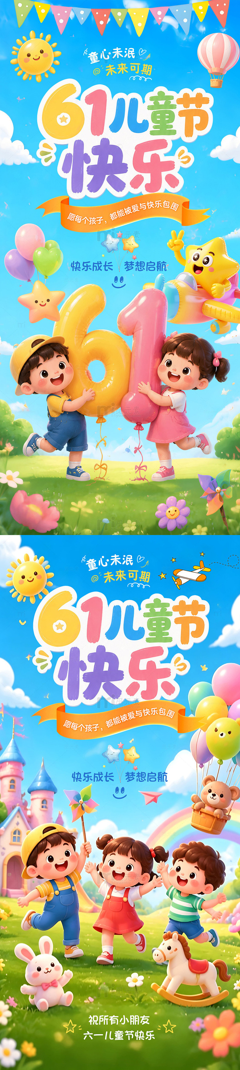 六一儿童节海报