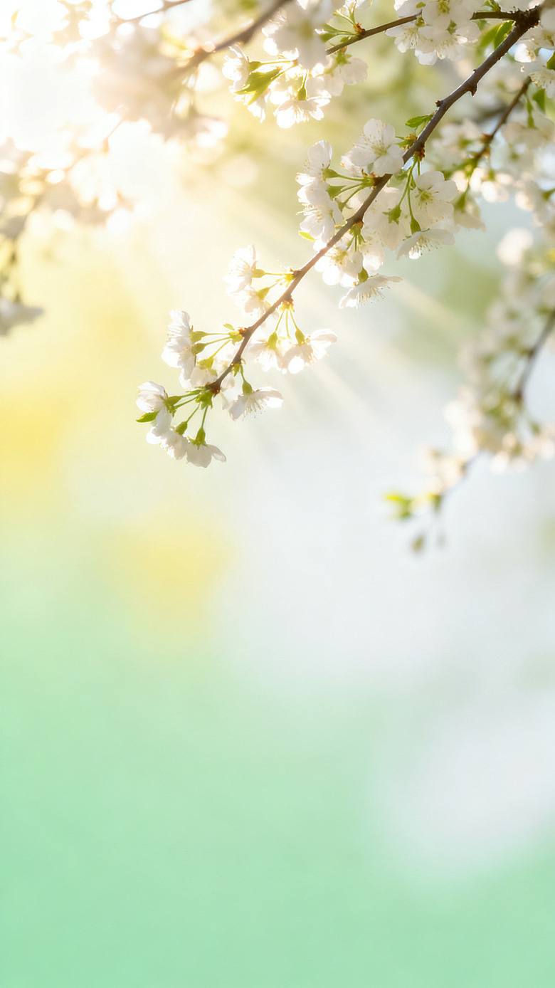 春日樱花绽放美景写真