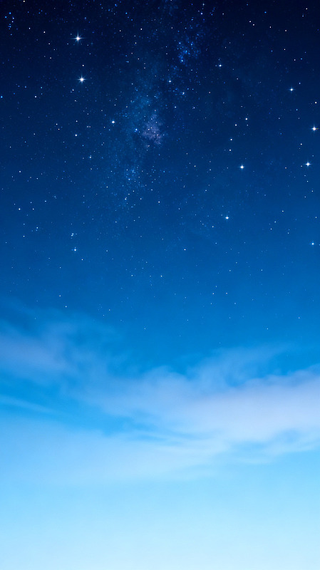星空夜色自然风光