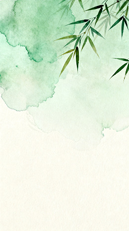 水墨竹子淡雅背景图