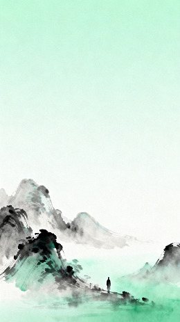 水墨山水意境图