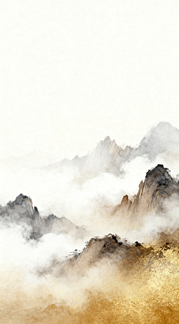 水墨山水意境图