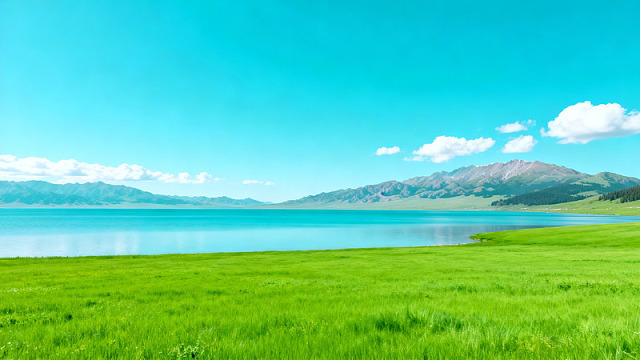 湖光山色风光壁纸