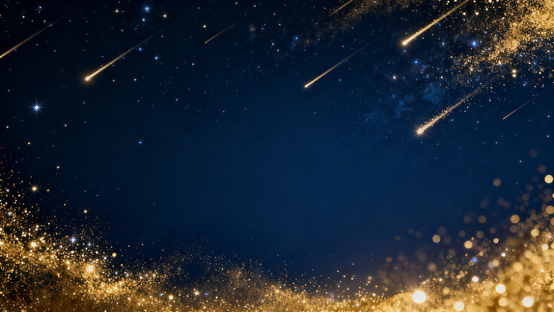 星空流星雨梦幻背景