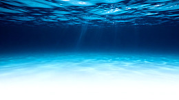 深海蓝水下水下世界