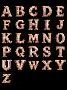 A-Z艺术字母