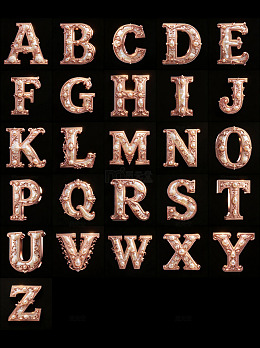 A-Z艺术字母