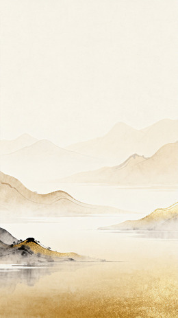 水墨山水意境画