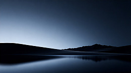 夜色山水静谧之美