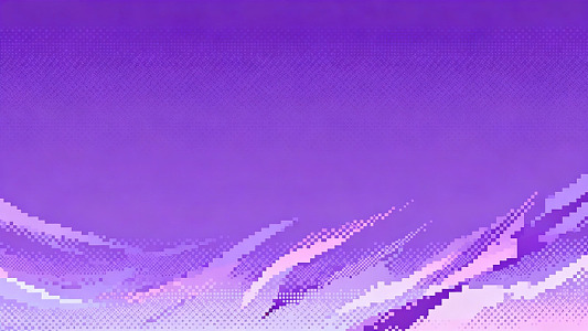 像素风紫橙渐变背景设计素材