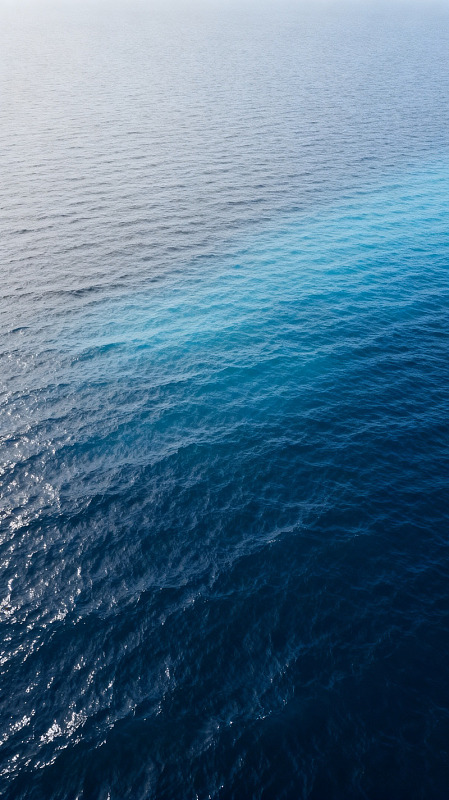 海洋波纹航拍图