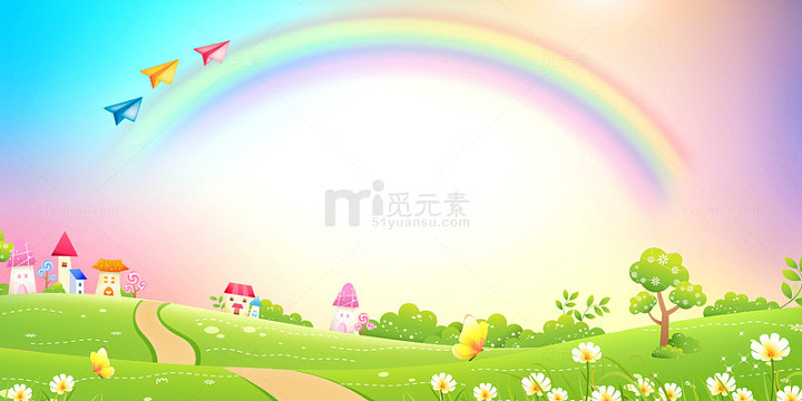 幼儿园卡毕业背景
