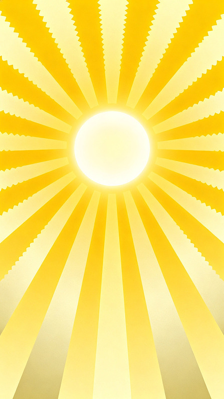 几何风太阳光芒矢量背景素材
