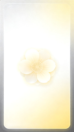 极简风金色樱花光影设计素材