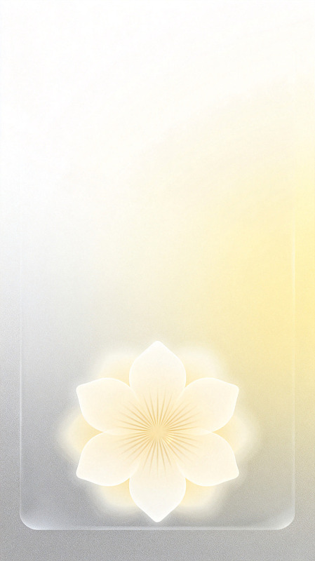 极简风发光花朵渐变背景设计素材