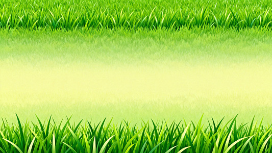 卡通风绿色草地背景设计素材