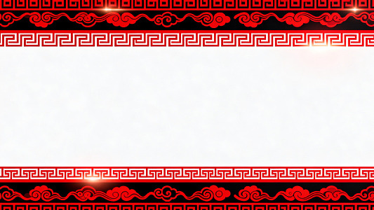 国风古典祥云边框设计素材