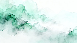 水墨风山水云雾意境背景设计素材