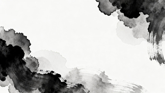 水墨风抽象云雾背景设计素材