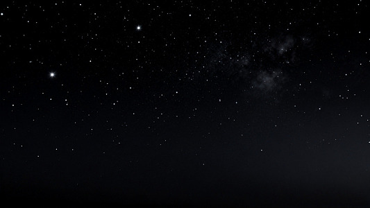 写实风星空银河夜景设计素材