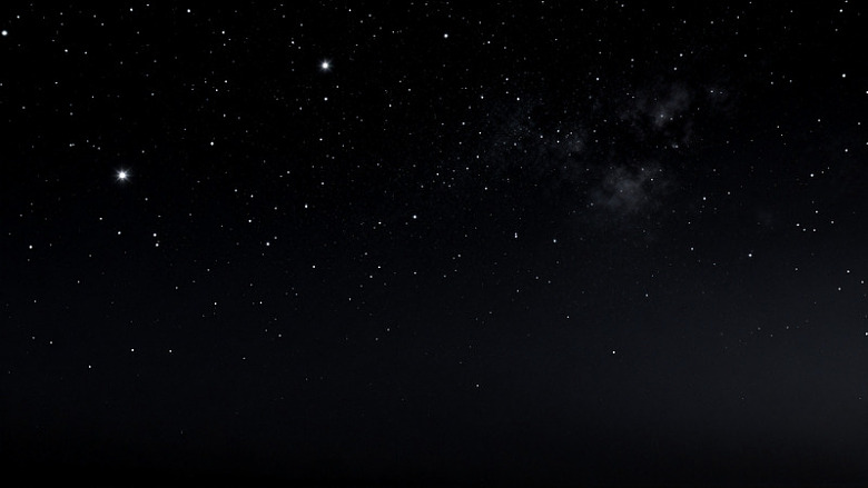写实风星空银河夜景设计素材