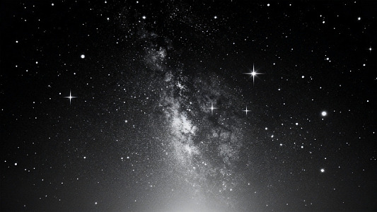 黑白风银河星空宇宙设计素材