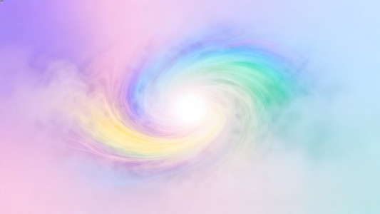 梦幻风彩色漩涡抽象背景设计素材