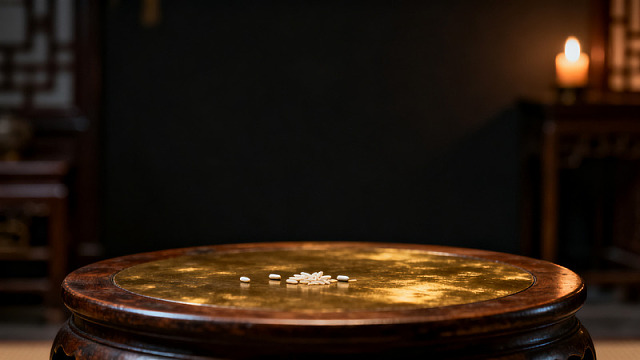 中式古风围棋静物素材