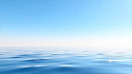极简风平静海面自然风光设计素材