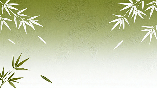 简约风竹叶背景矢量设计素材