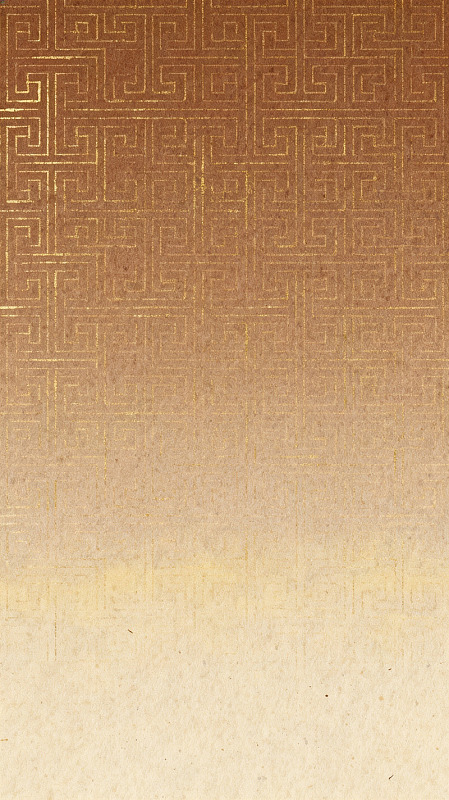 复古风传统回纹烫金背景设计素材