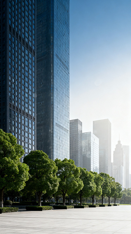 现代风城市高楼景观设计素材