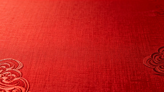 中式风红色织锦纹理背景设计素材