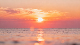 风日落海景自然风光设计素材