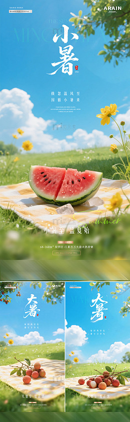地产小暑大暑西瓜荔枝风1