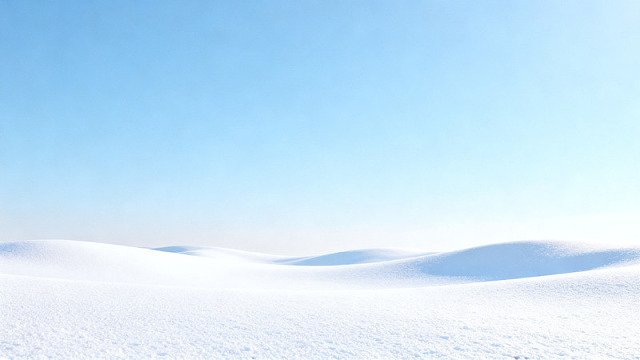 极简风雪原风光背景素材