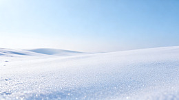 极简风雪原风光素材