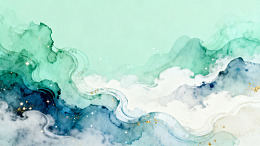 水墨风云雾山水抽象背景设计素材