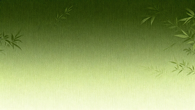 渐变绿竹叶纹理背景设计素材