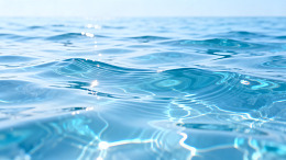 清新风海洋水面波纹素材