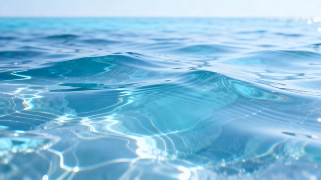 写实风海洋波浪水面高清素材