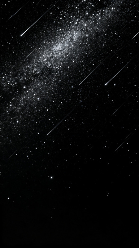 星空风银河流星夜景设计素材