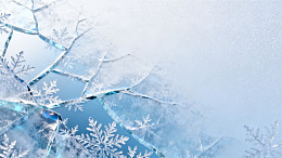 冰晶风雪花碎玻璃背景设计素材