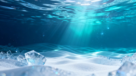 梦幻风海底水晶光效设计素材