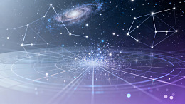 科幻风宇宙星系科技感背景设计素材