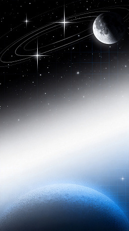 科幻风宇宙星球星空背景设计素材