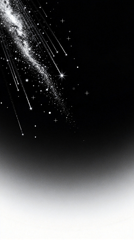 极简风星空流星光效设计素材